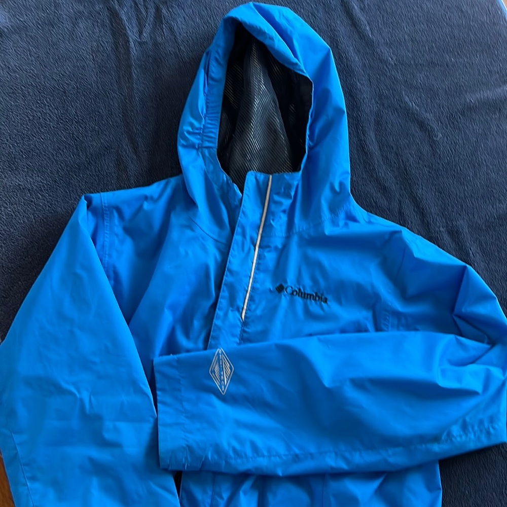 Columbia boys rain/snow shell with mesh liner